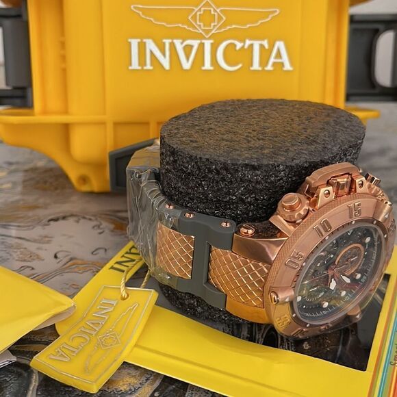 Invicta Subaqua Rare Dragon Collectors Men’s Rosegold and Black Watch - Picture 3 of 8